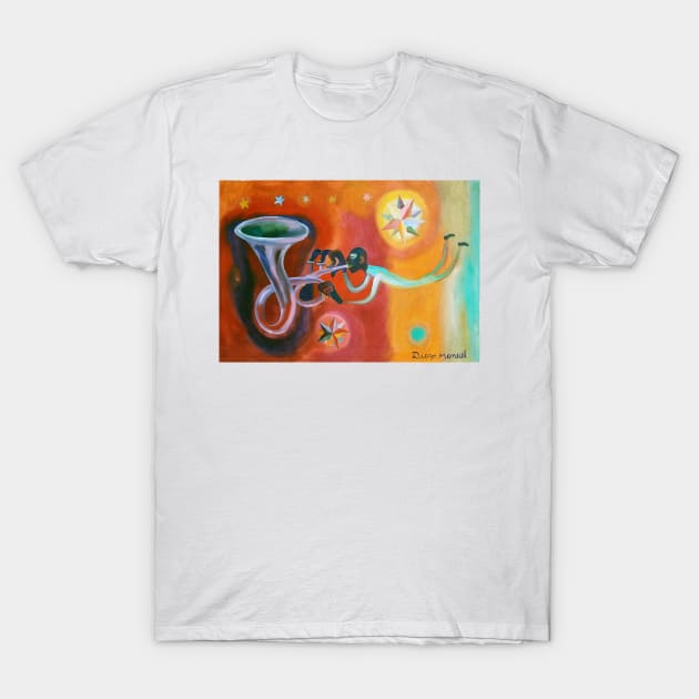 crazy sax 3 T-Shirt by diegomanuel